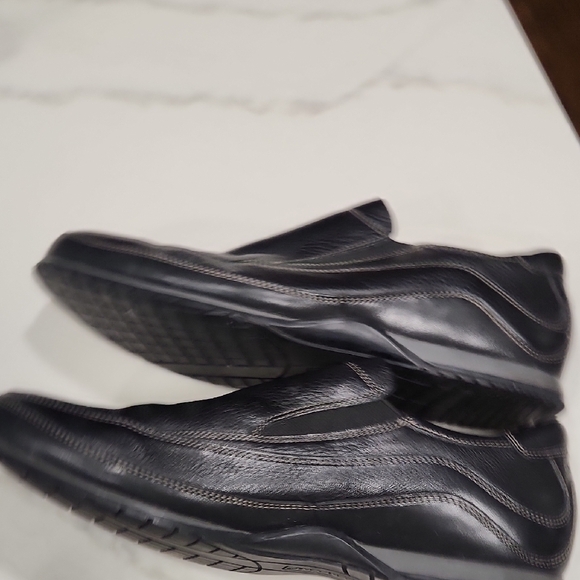 Rockport Men's Dark Leather Slip-Ons - Picture 6 of 7